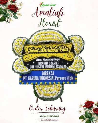 Papan Bunga Duka di Muarasari